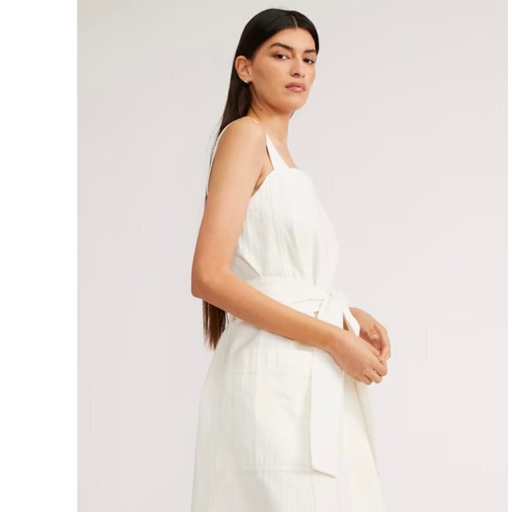Everlane | The Organic Cotton Herringbone Dress